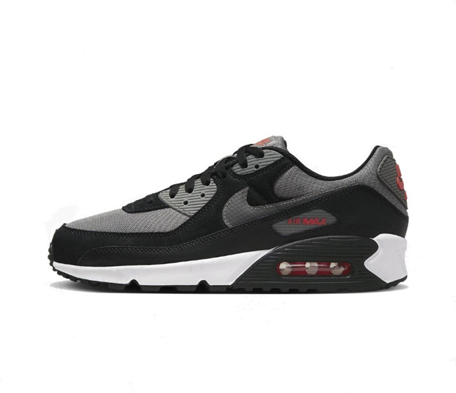 Men's Running weapon Air Max 90 Black/Grey Shoes 0120